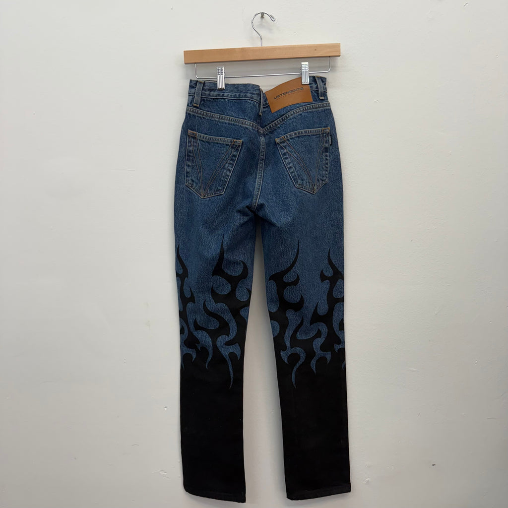 Vetements Flame Straight Leg Denim - Size 30