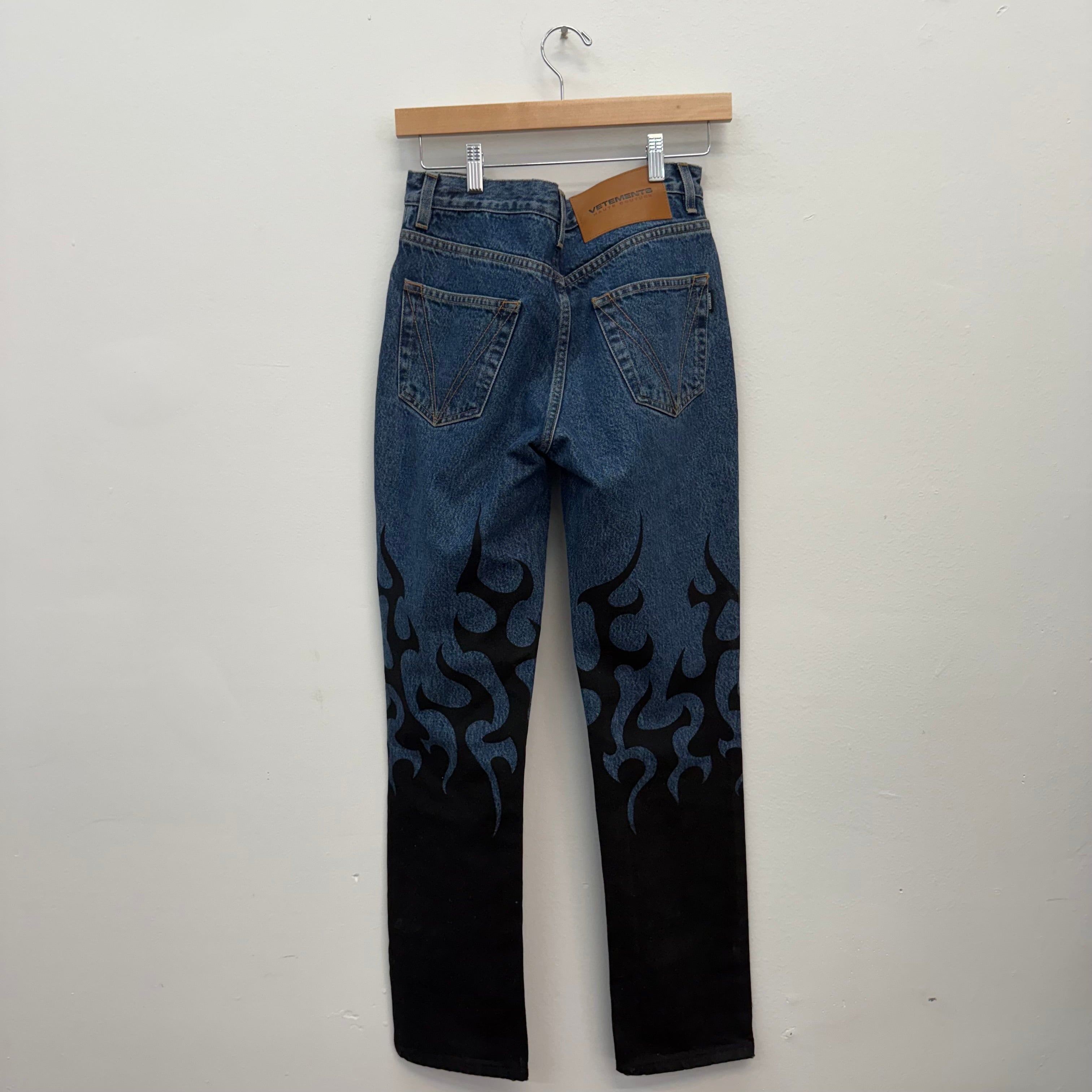 Vetements Flame Straight Leg Denim - Size 30