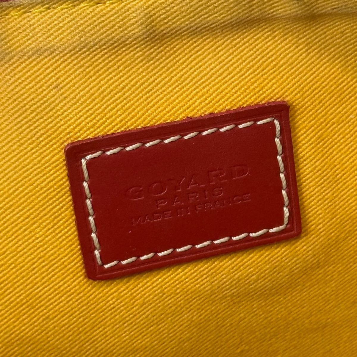 Goyard Senat Side Bag Pouch Red
