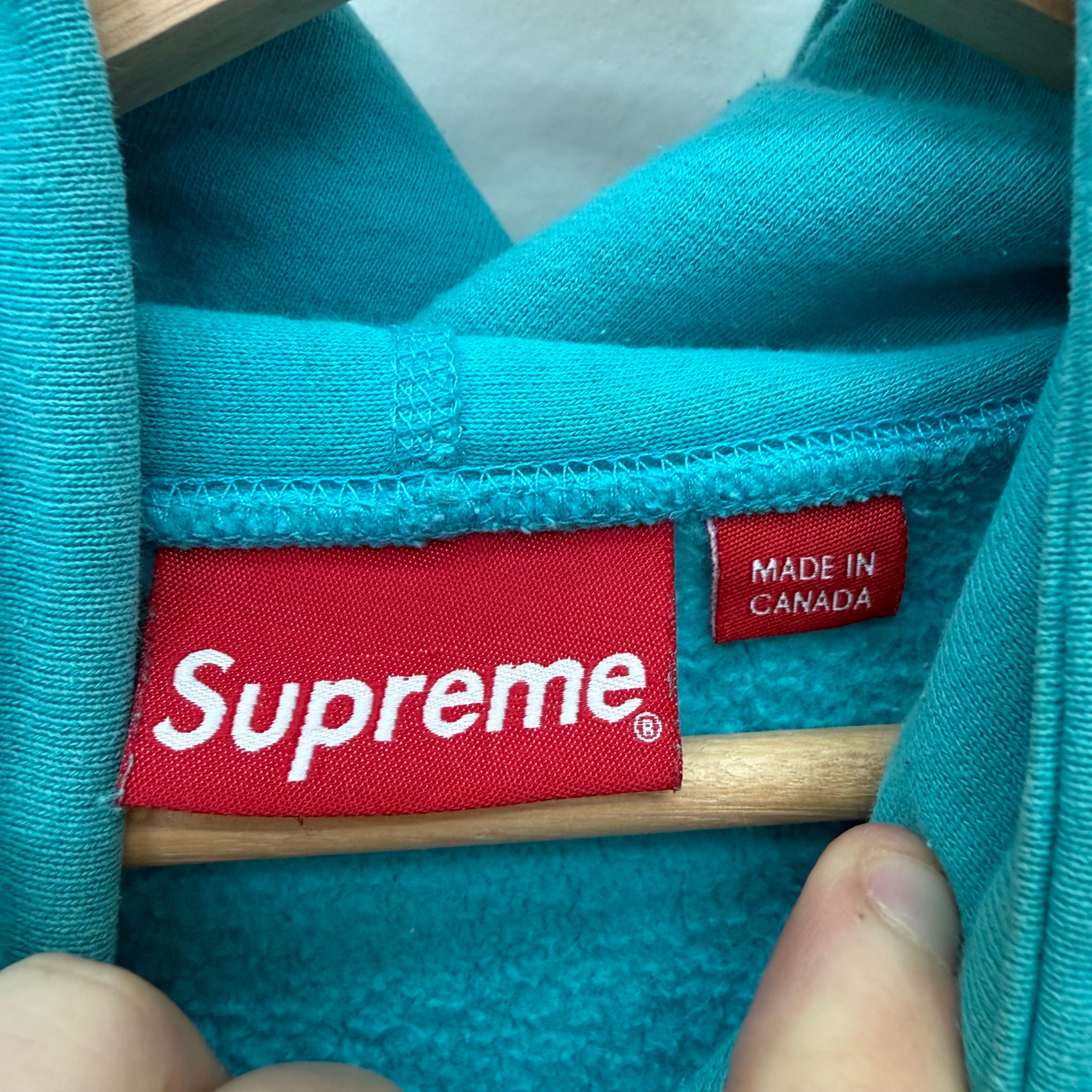 Supreme Thrasher Skater Boyfriend Hoodie Blue - Size M