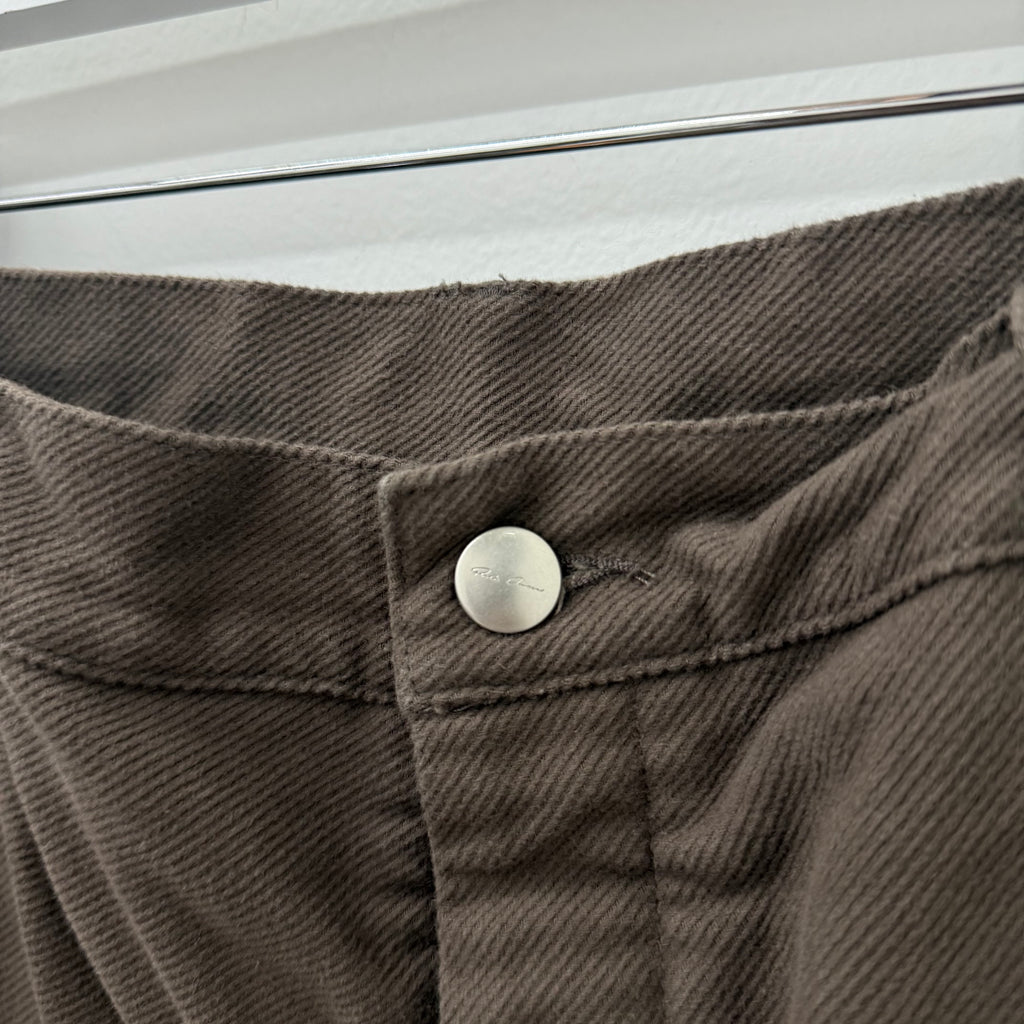 Rick Owens Bolan Bootcut Brown Corduroy Jeans - Size 34