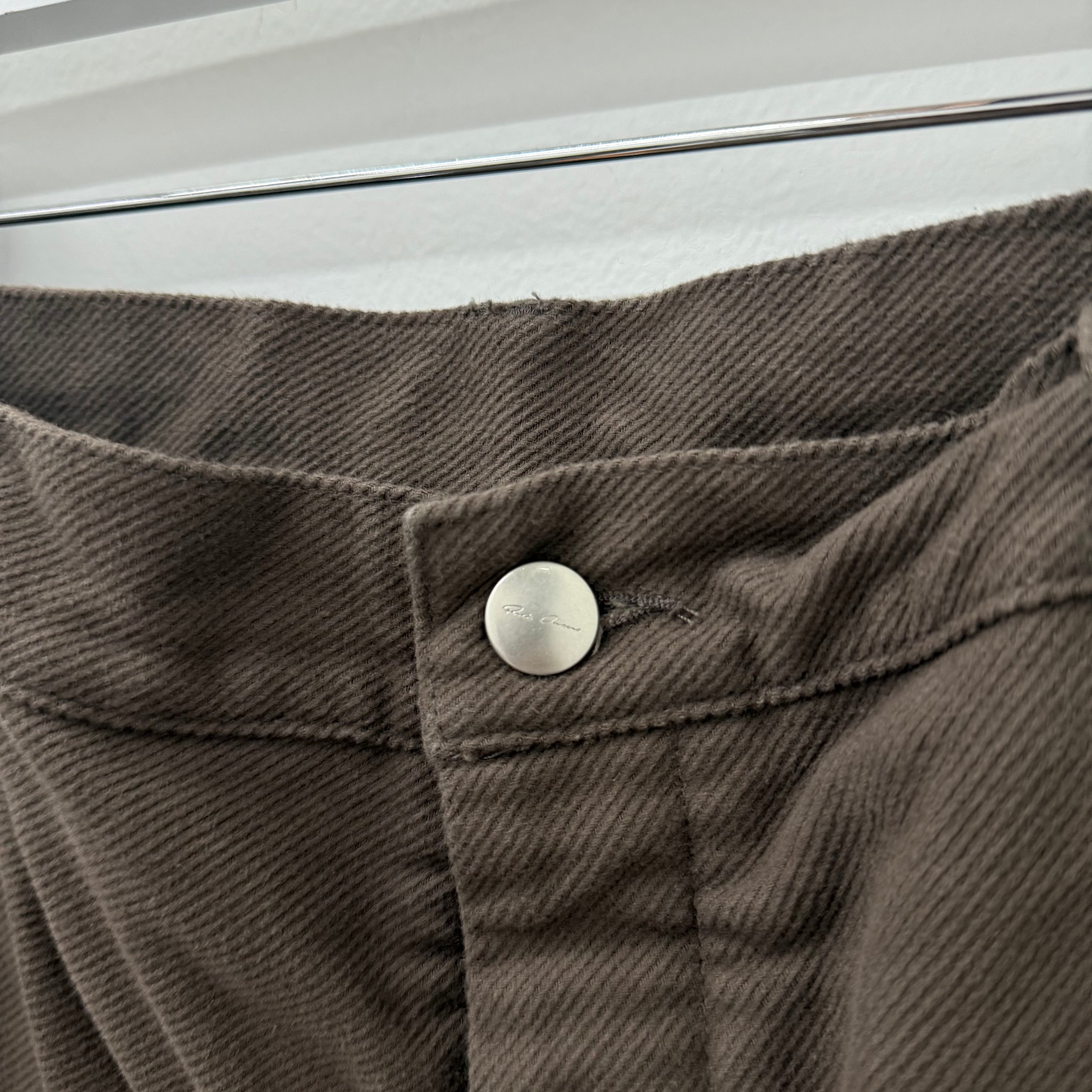 Rick Owens Bolan Bootcut Brown Corduroy Jeans - Size 34