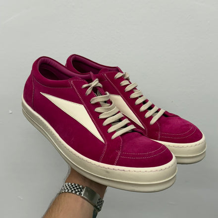 Rick Owens Fuschia Vintage Vans Sneakers - Size 45