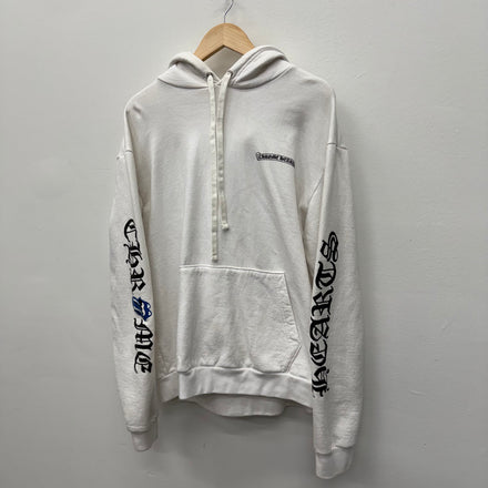 Chrome Hearts Rolling Stones White Lip Hoodie - Size M