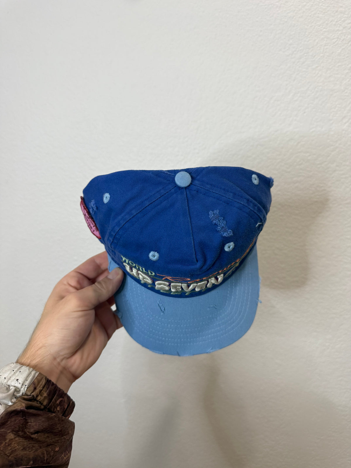 Up7 Skate Blue Strip Intl Team Snapback Hat