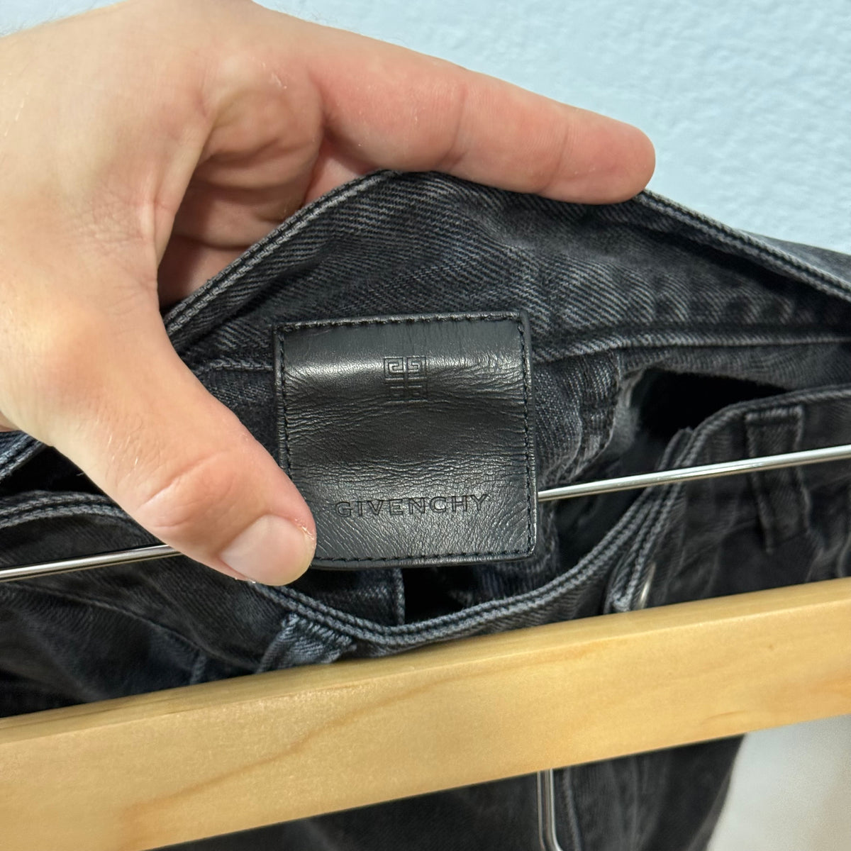 Givenchy Classic Black Denim Jeans - Size 33