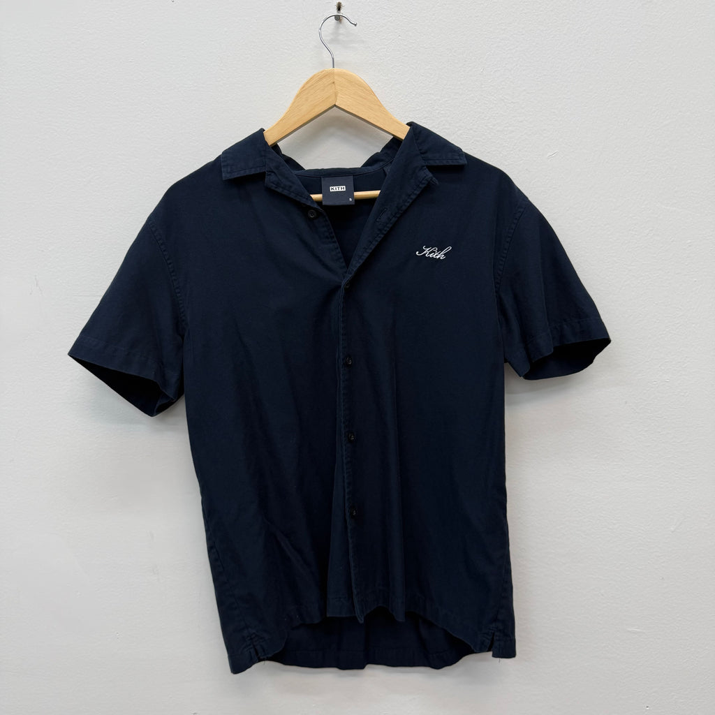 Kith Lounge Button Up Shirt Navy - Size S