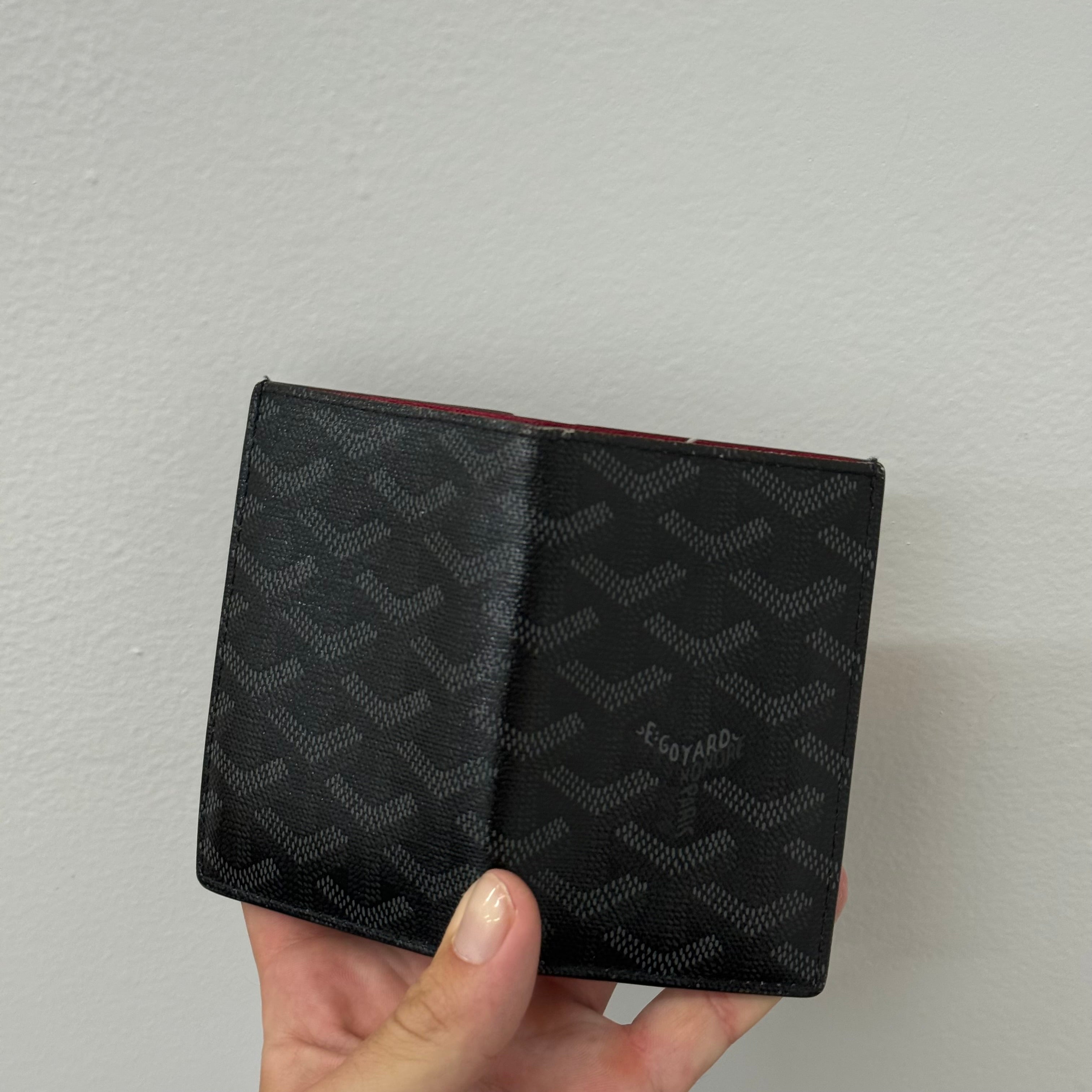 Goyard Jet Black Saint Pierre Card Holder