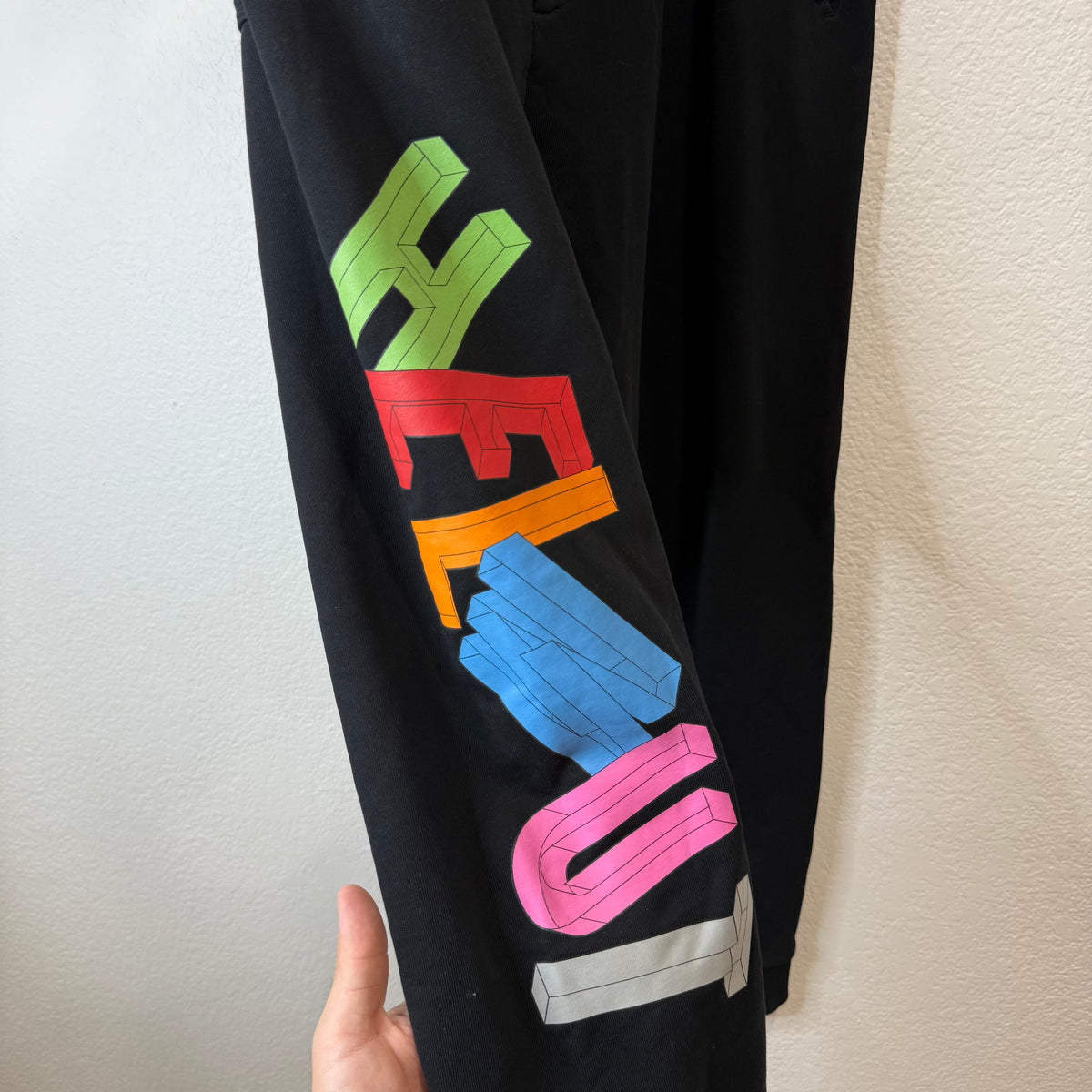 Helmut Lang Spell Out Sweatpants - Size L