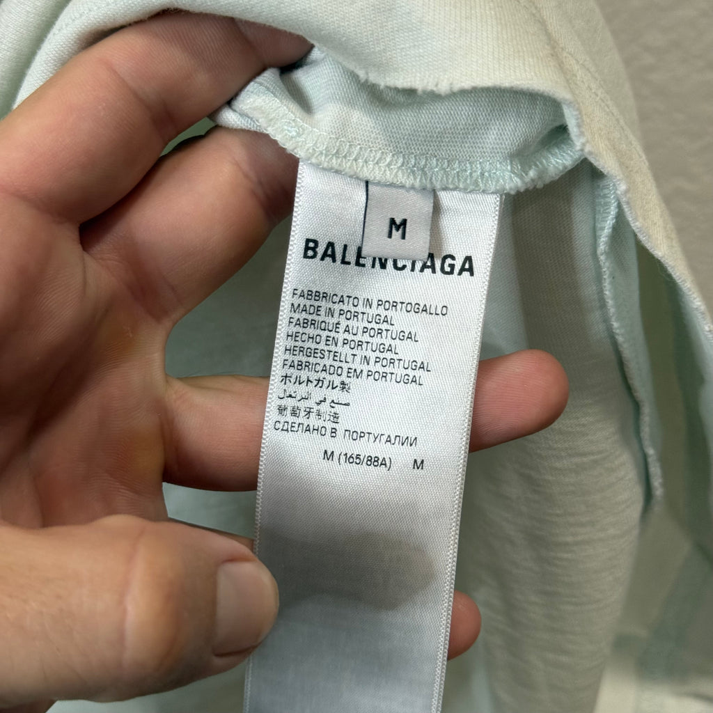 Balenciaga Crypto Currency White T-Shirt - Size M