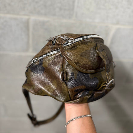 Chrome Hearts Camo Snat Large Sidebag