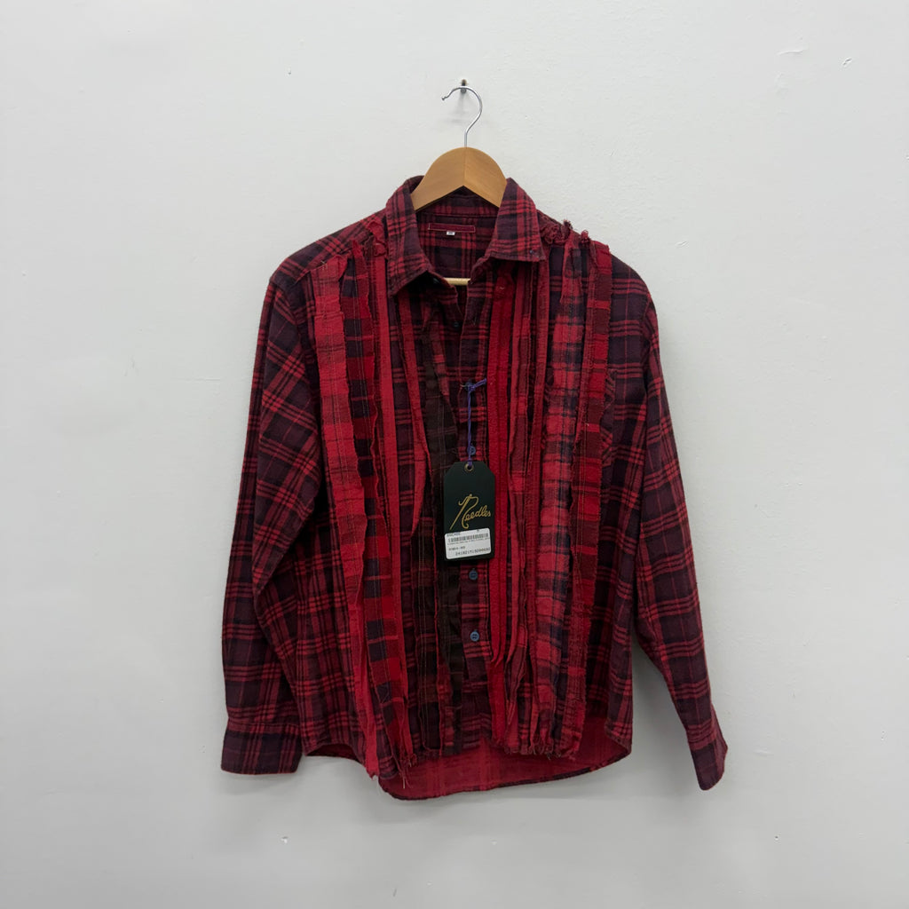 Needles Red Ribbon Flannel Shirt - Size M