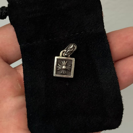 Chrome Hearts Plus Frame Box Pendant Silver