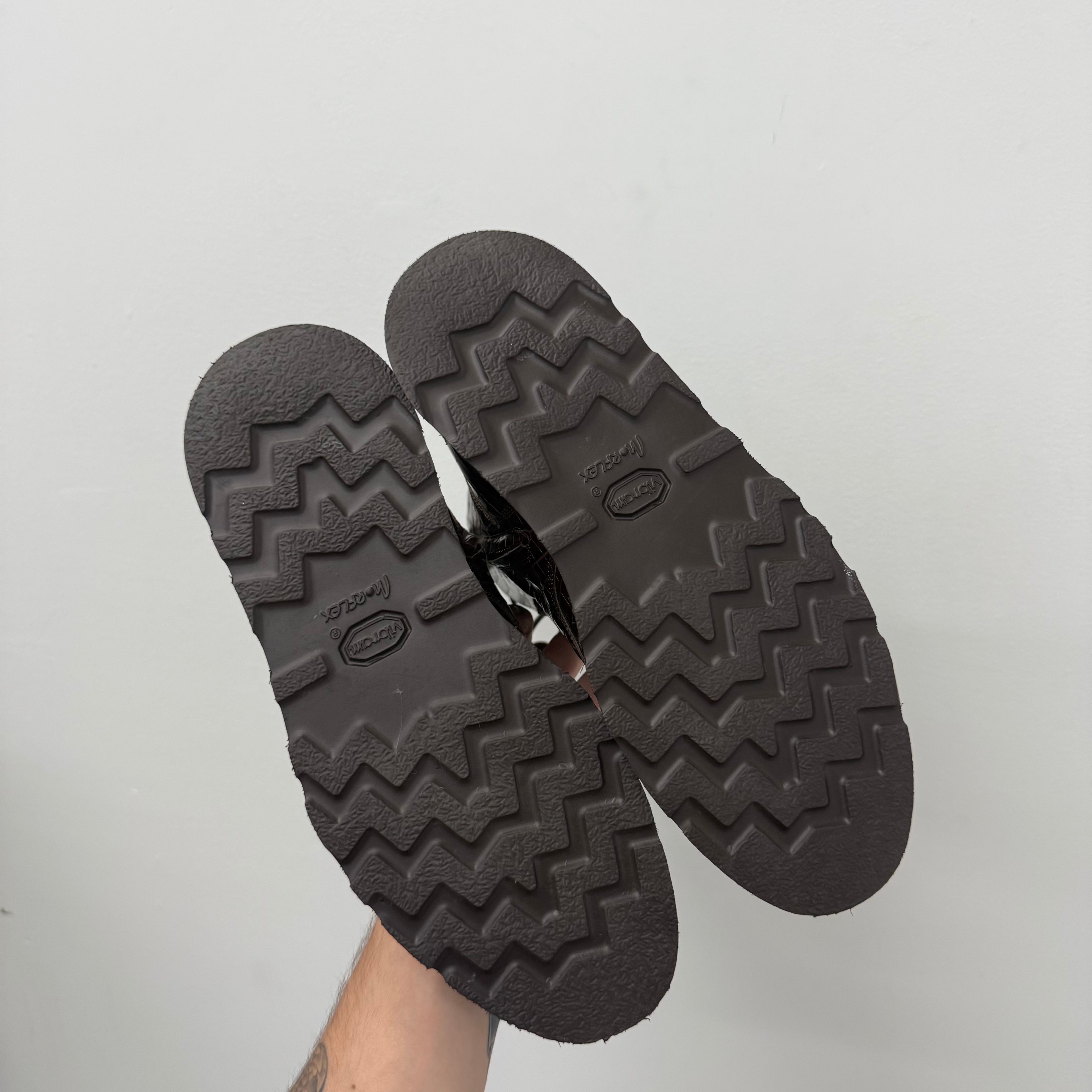 Rhude Crocodile Leather Combat Boots - Size 11