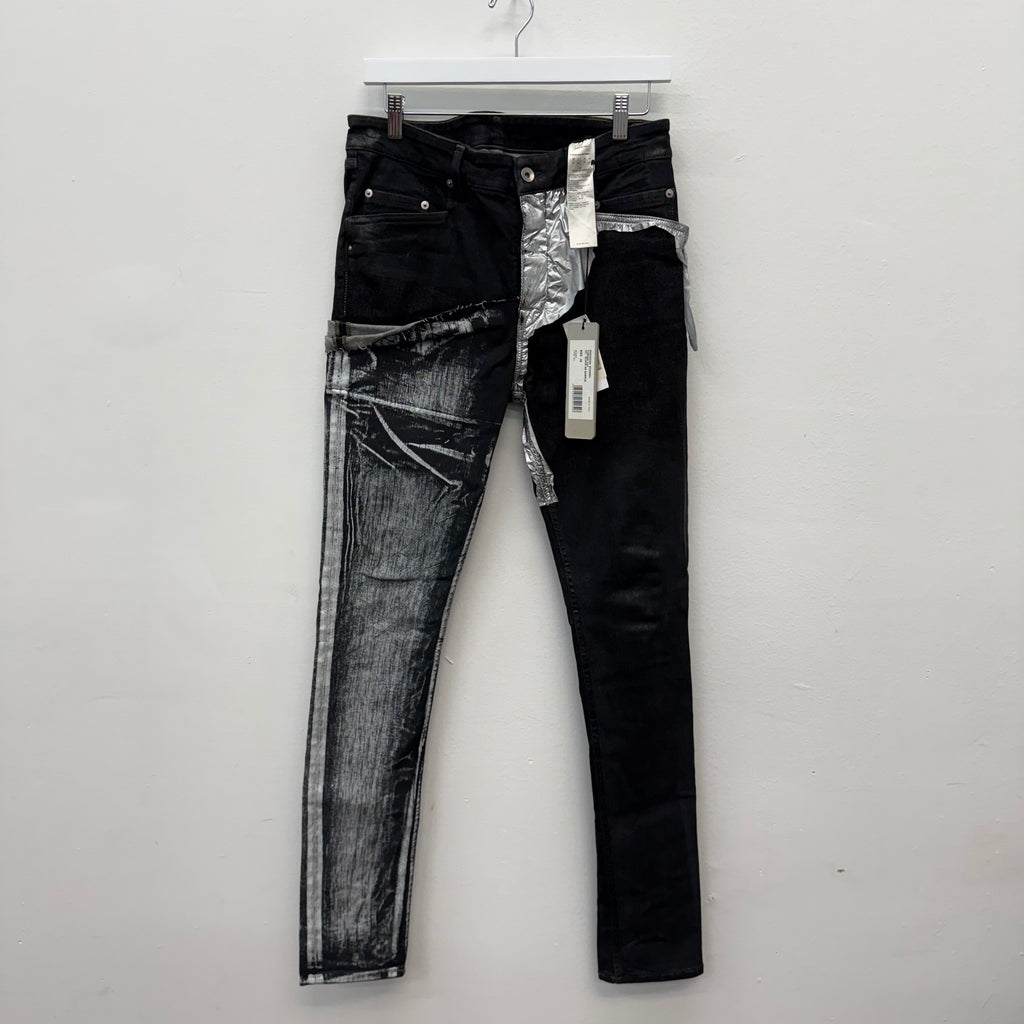 Rick Owens Tyron Cut Denim Jeans - Size 32