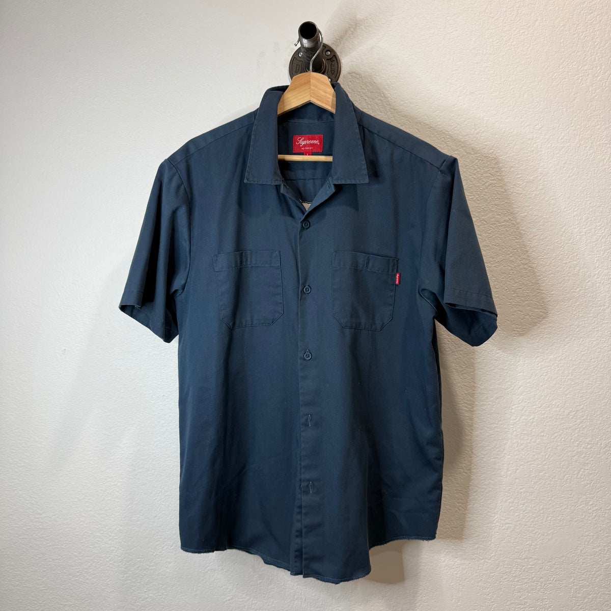 Supreme Gonz Ramm Work Shirt Navy - Size L