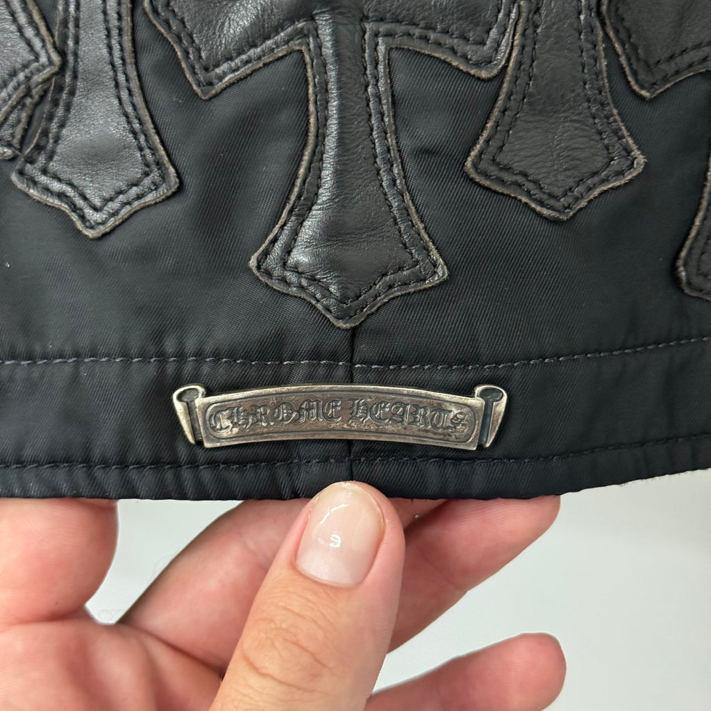 Chrome Hearts Cross Patch Nylon Work Jacket - Size S/M