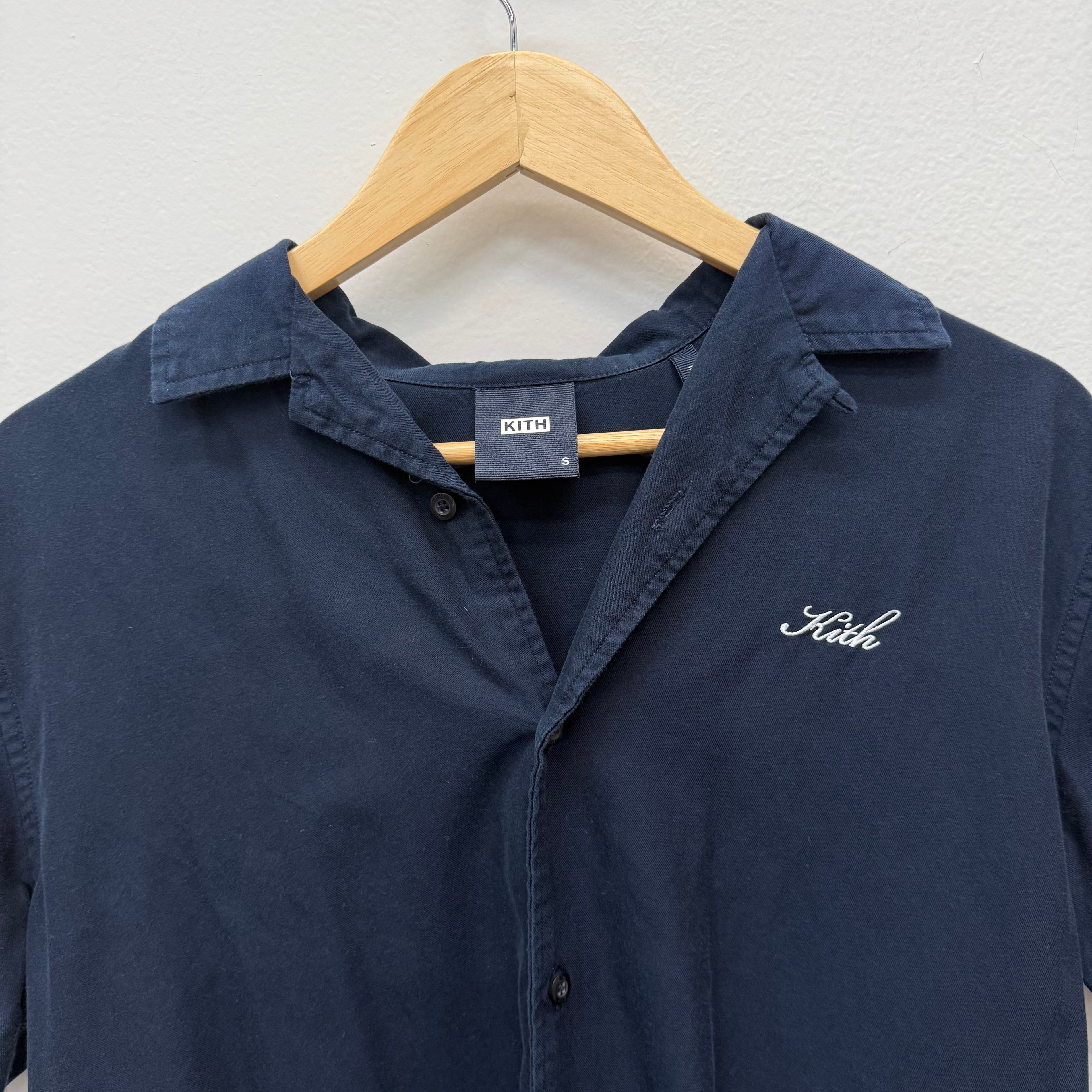 Kith Lounge Button Up Shirt Navy - Size S