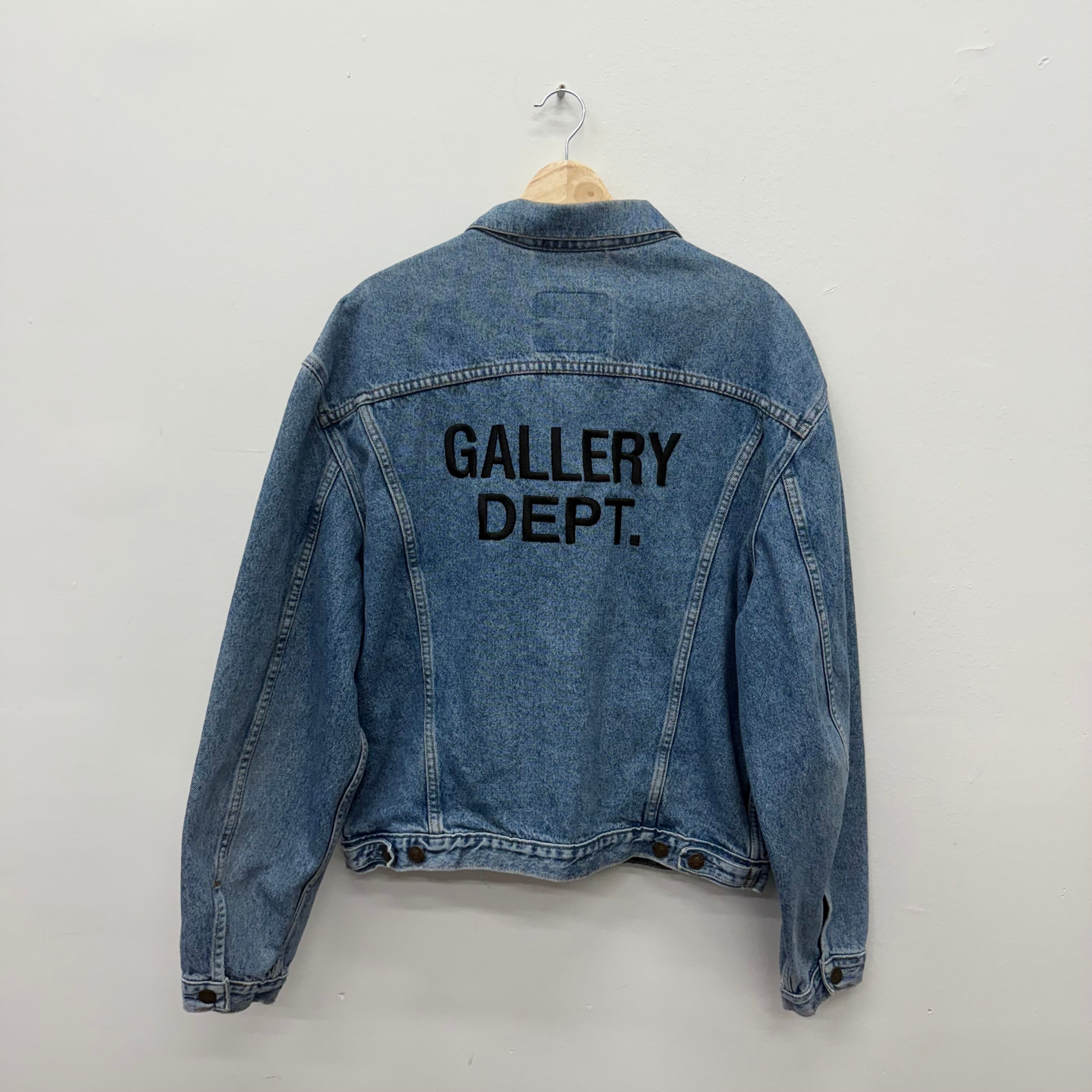 Gallery Dept Denim Logo Andy Jacket - Size XXL