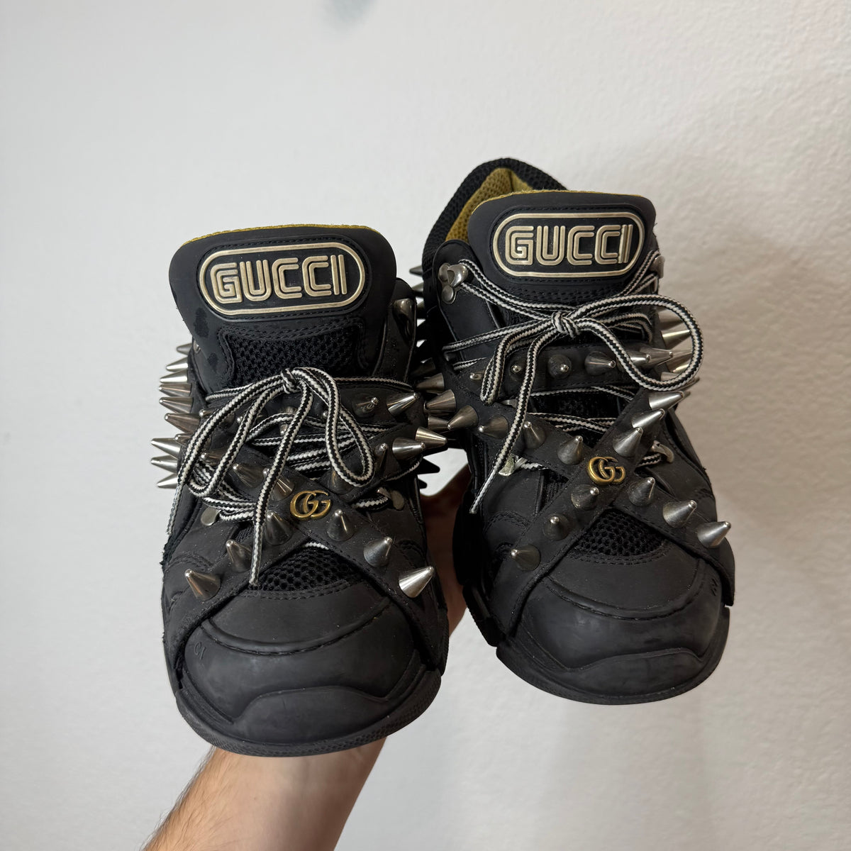 Gucci Spike Flashtrek Sneakers - Size 7