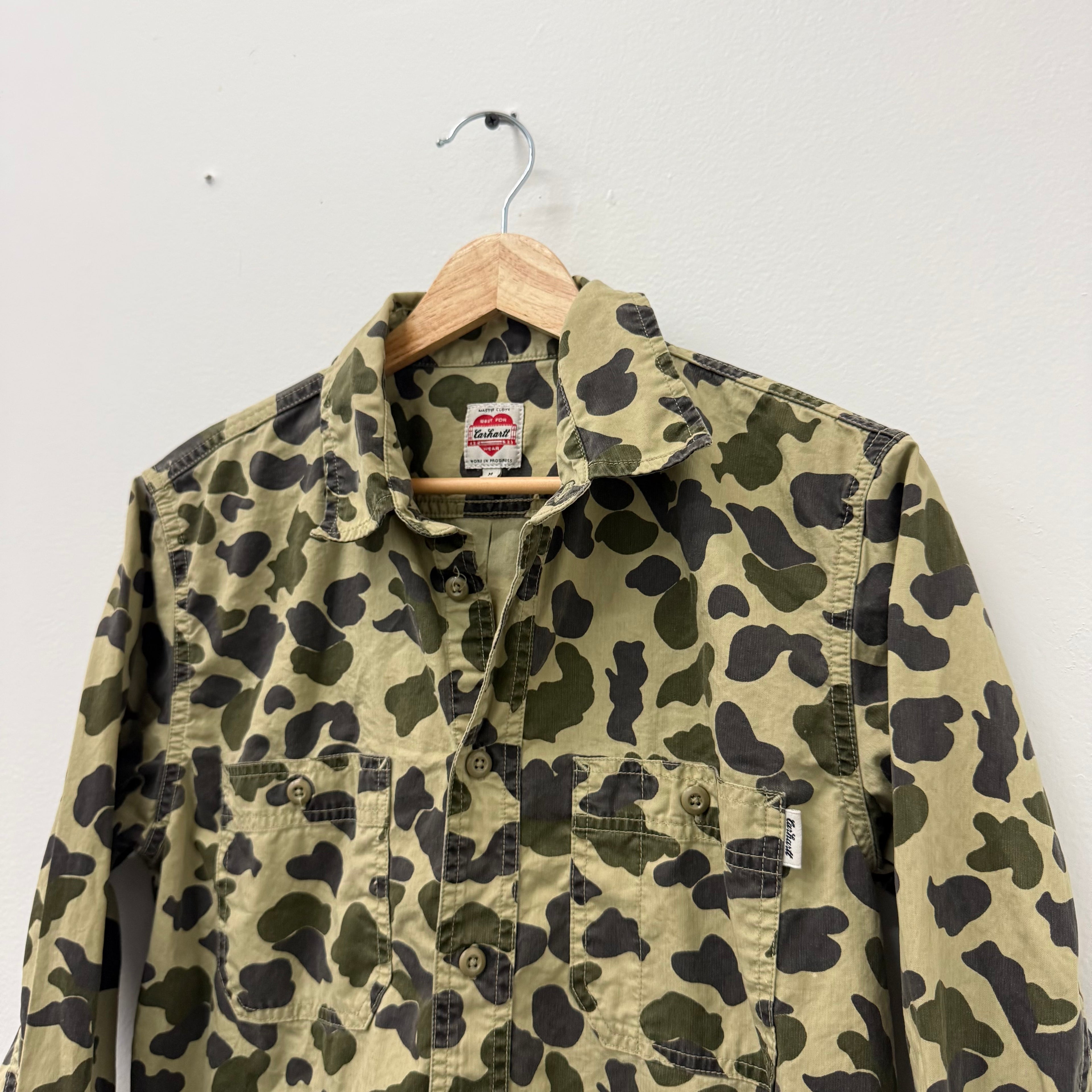 Carhartt WIP Camo Button Shirt - Size M