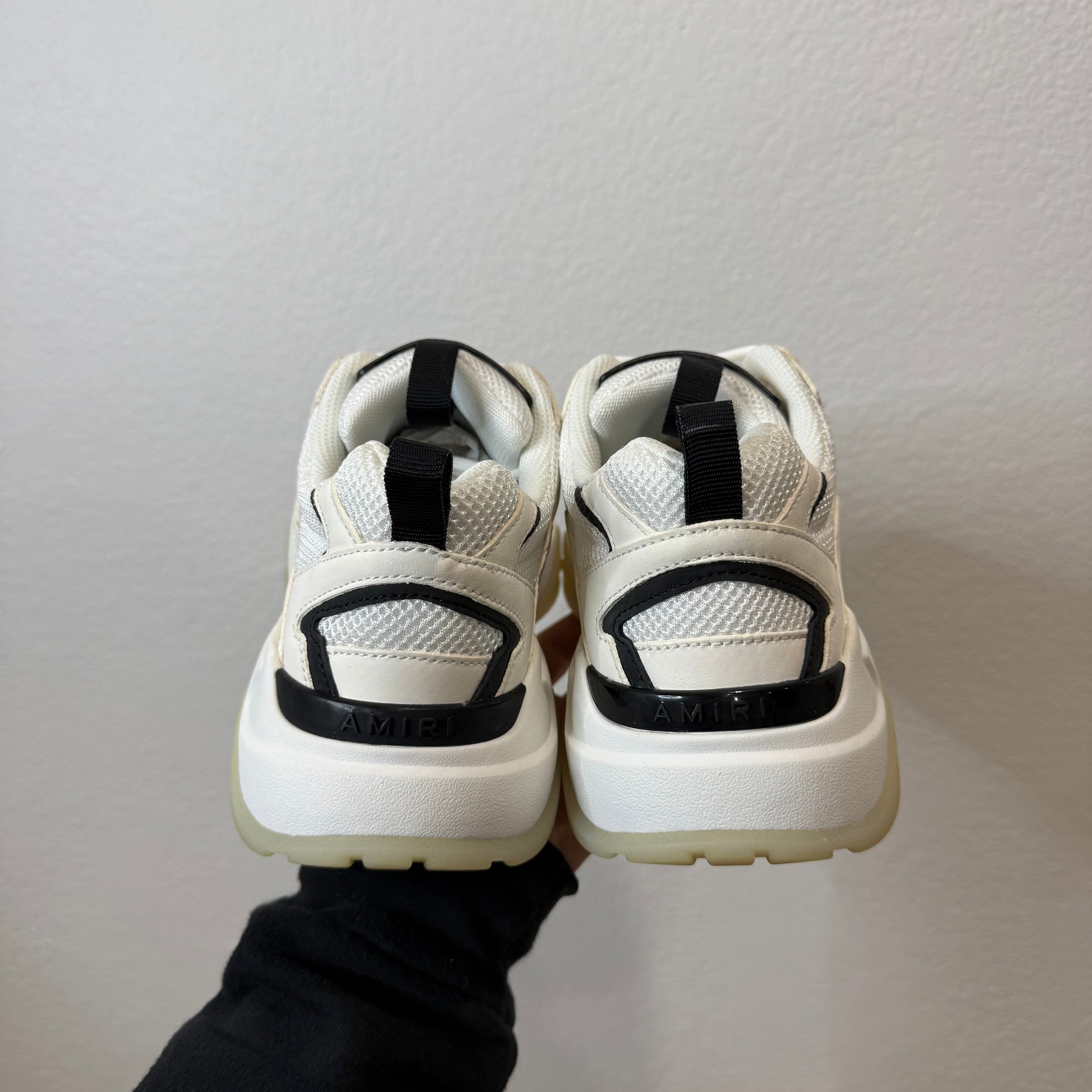 Amiri Skeleton Bone Trainer Sneakers White - Size 11