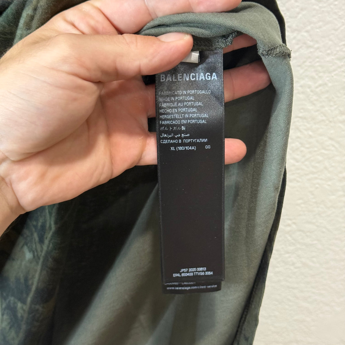 Balenciaga Woodland Camo T-Shirt - Size L