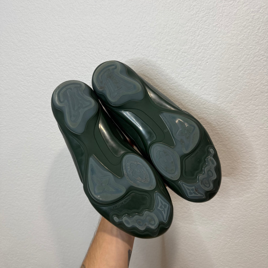 Louis Vuitton Footprint Soccer Cleats Green - Size LV 8 (US 9.5-10)