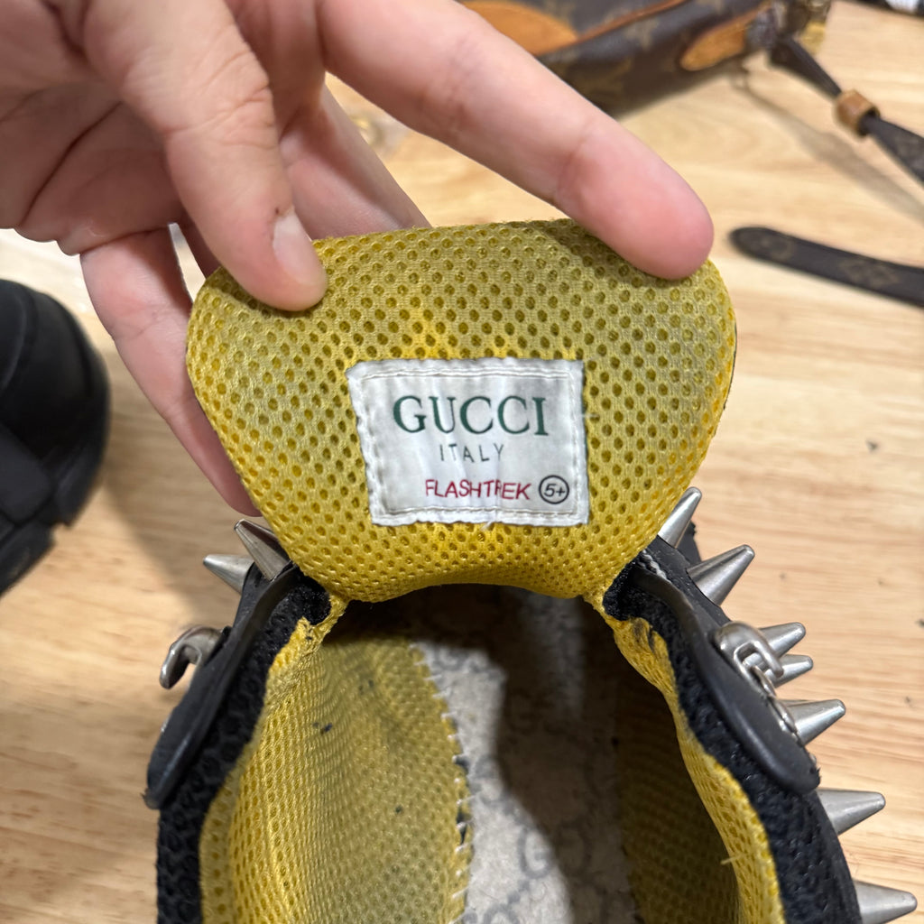 Gucci Spike Flashtrek Sneakers - Size 7