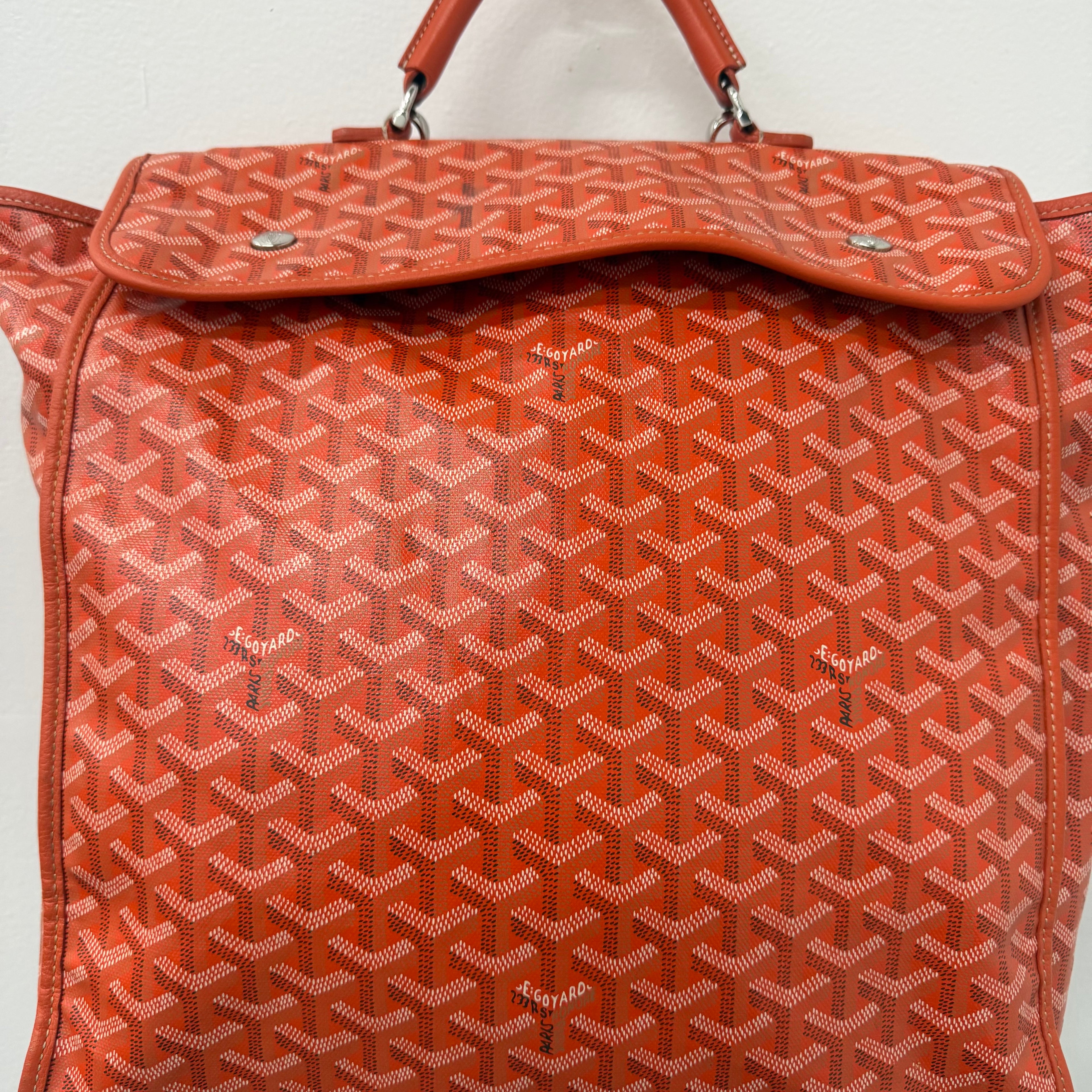 Goyard St Leger Orange Backpack