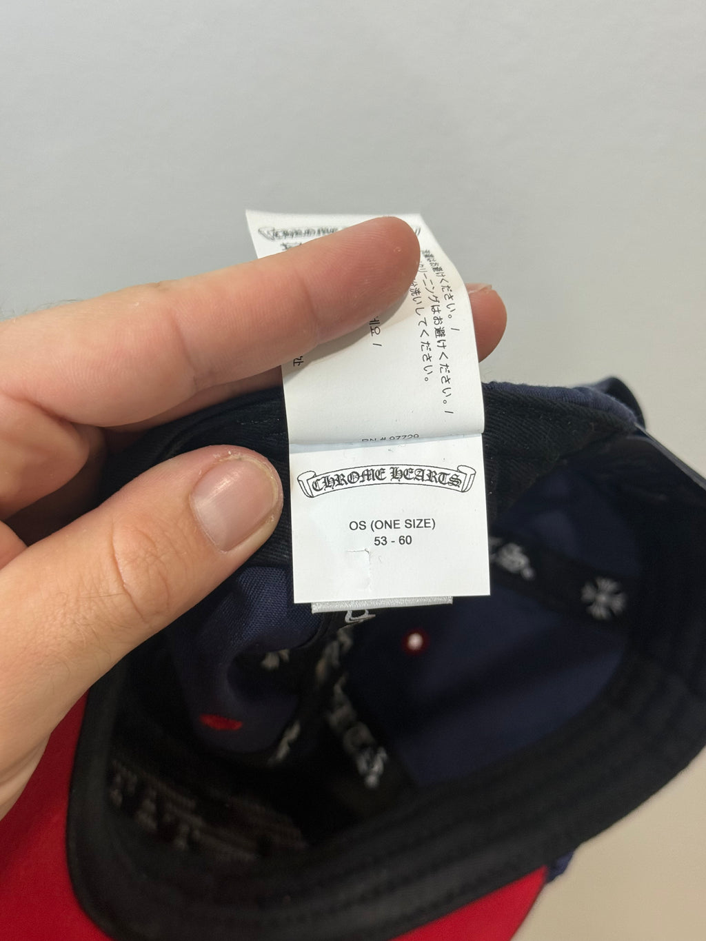 Chrome Hearts Navy Gas Station Trucker Hat