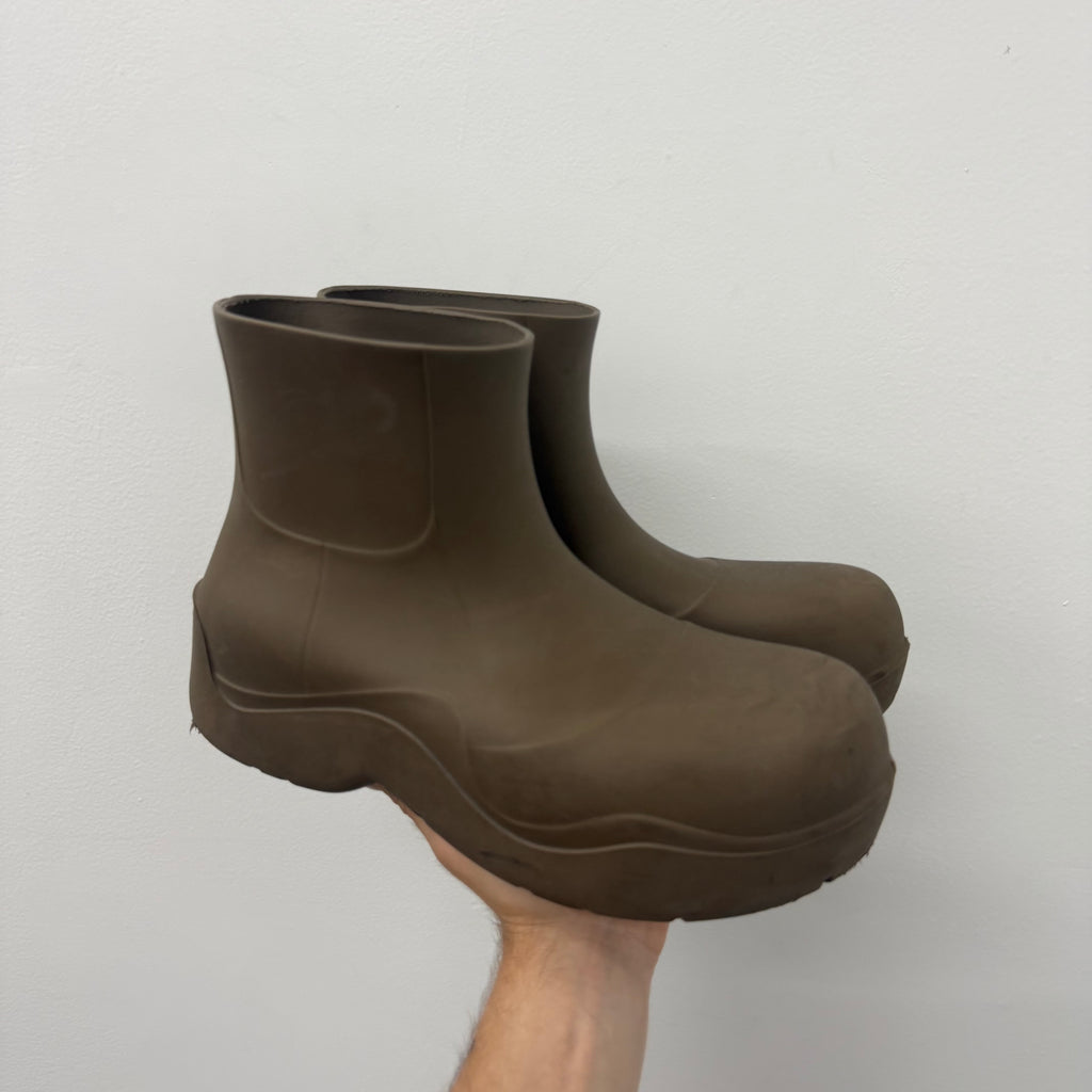 Bottega Veneta Puddle Jute Boots - Size 43