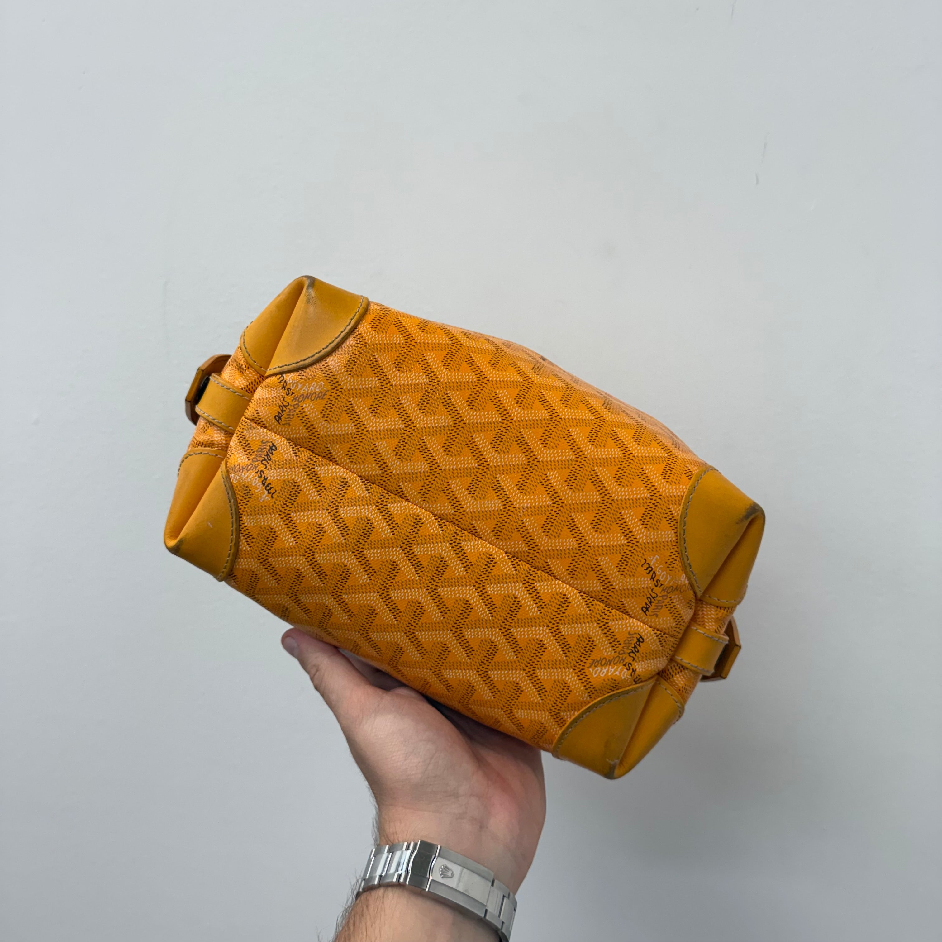 Goyard Boeing 25 Toiletry Bag Yellow