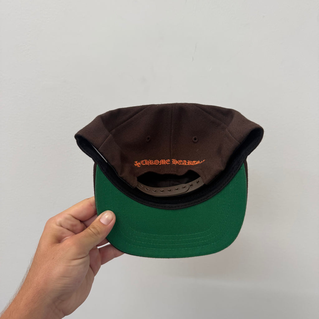 Chrome Hearts CH Brown Orange Baseball Hat