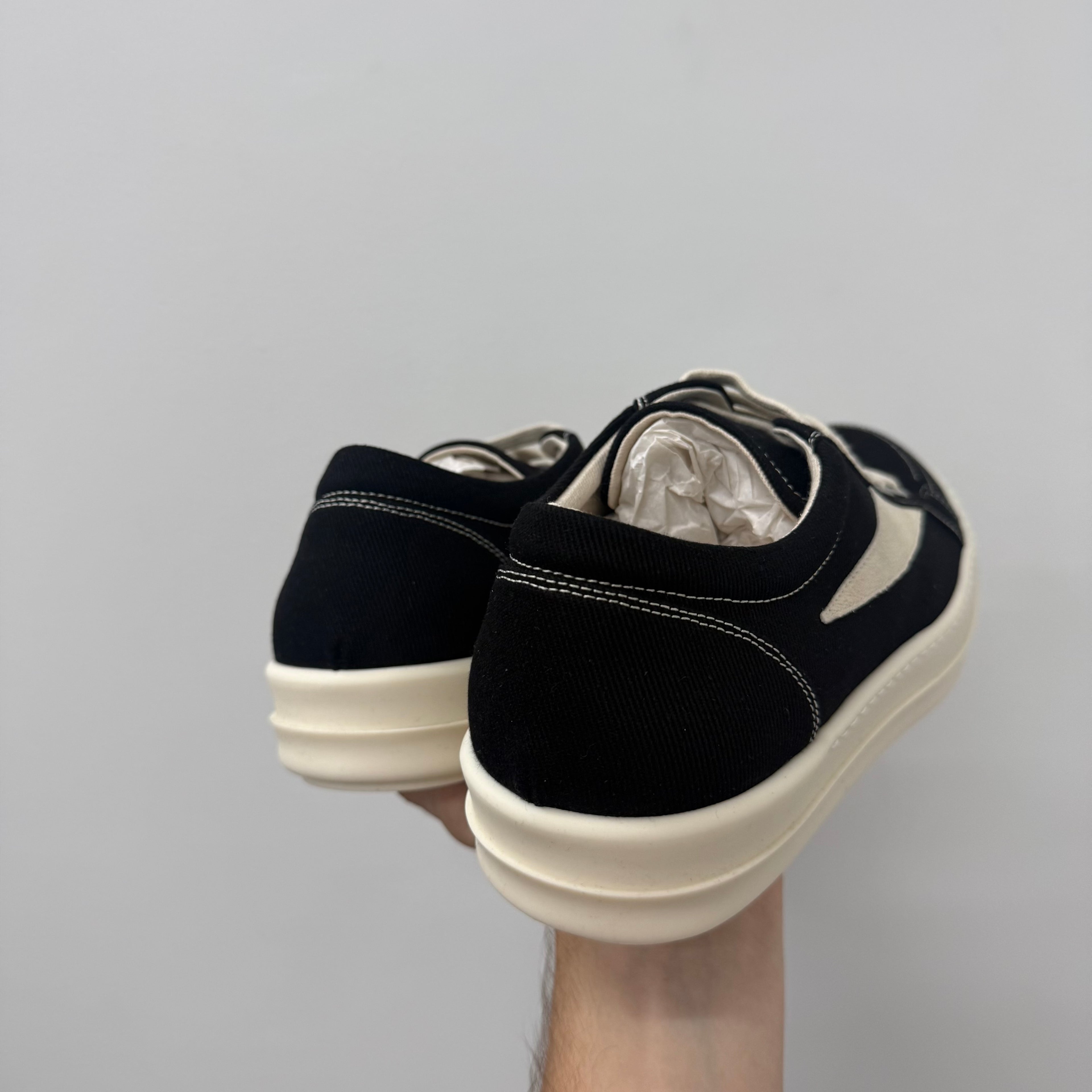 Rick Owens Vintage Vans Low Milk Sneakers - Size 43.5 (US 10.5)