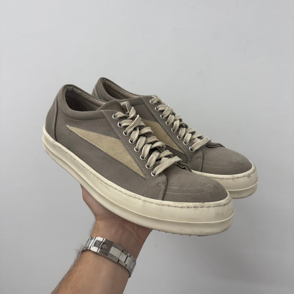 Rick Owens DRKSHDW Grey Vintage Vans - Size 43 (10)