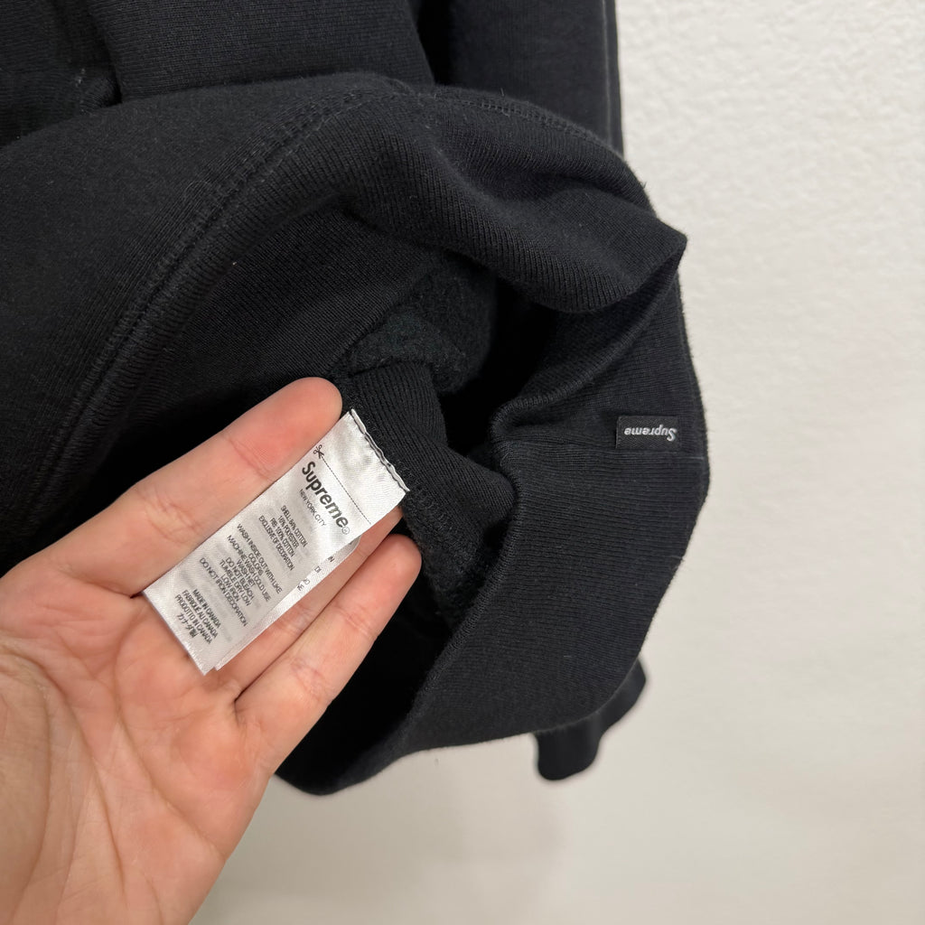 Supreme Metallic Arc Hooded Sweatshirt Black Hoodie - Size XL