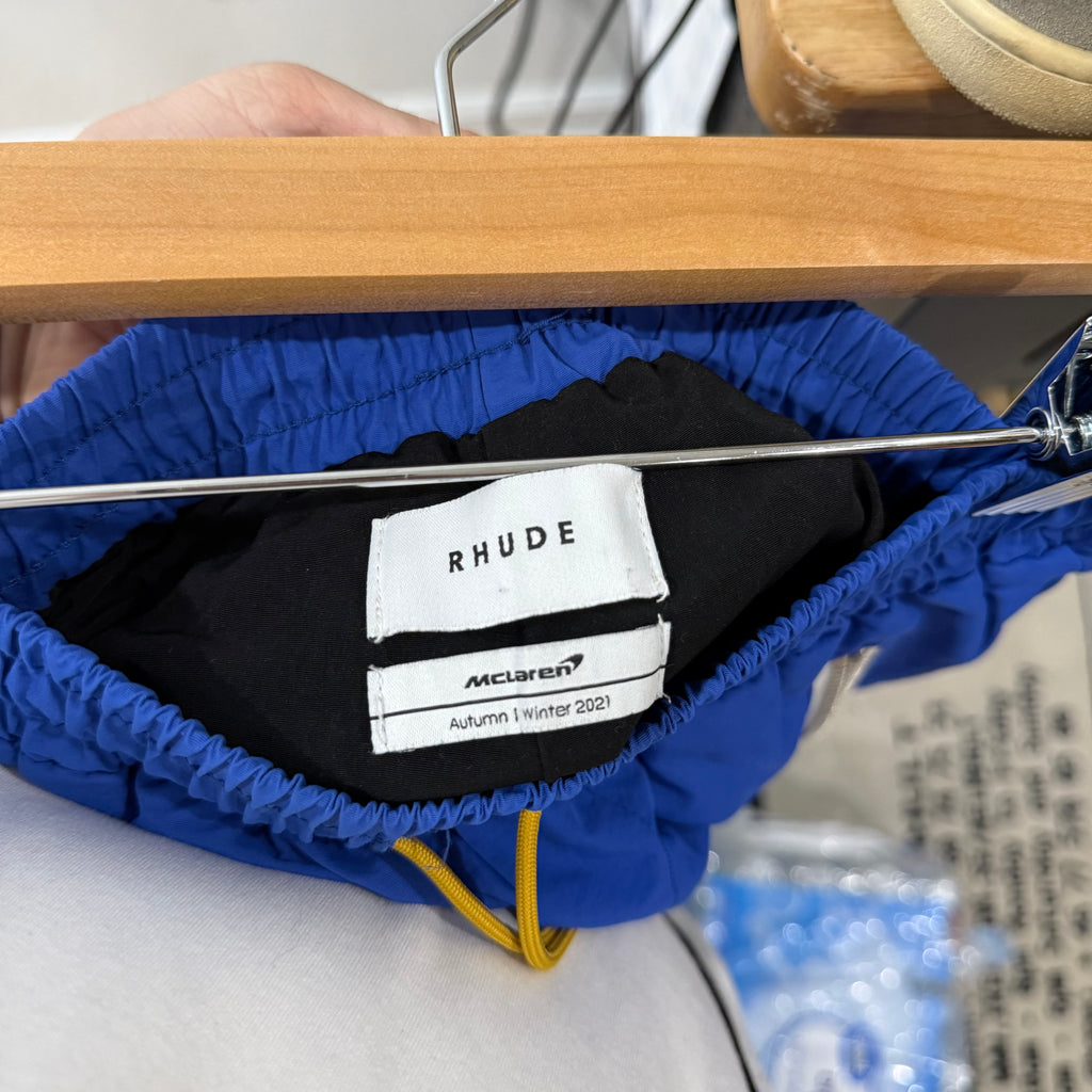Rhude Mclaren Blue Swim Shorts - Size S
