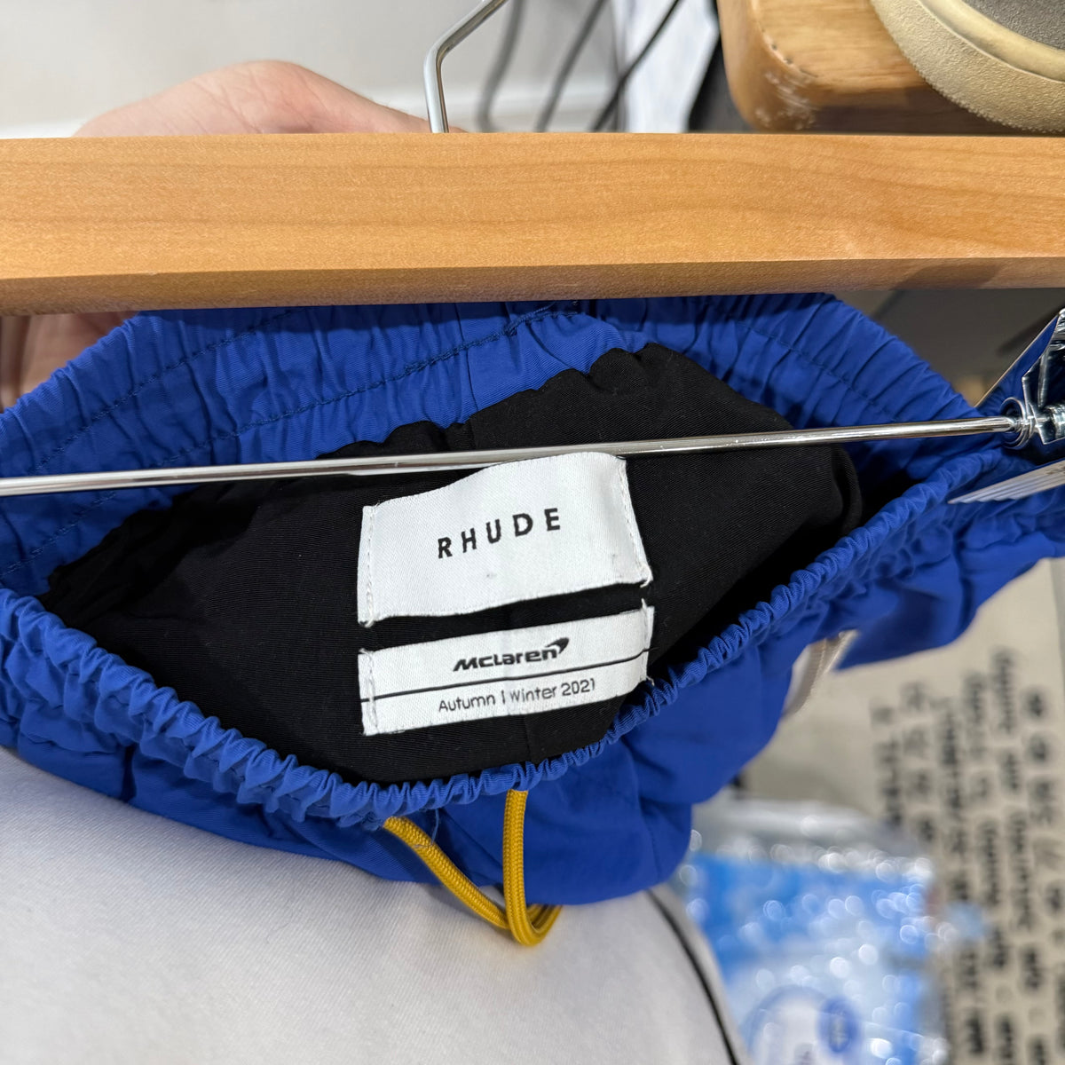 Rhude Mclaren Blue Swim Shorts - Size S