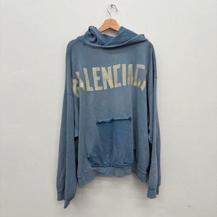 Balenciaga Tape Logo Hoodie - Size XXL