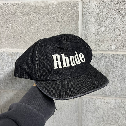 Rhude Denim Logo Hat