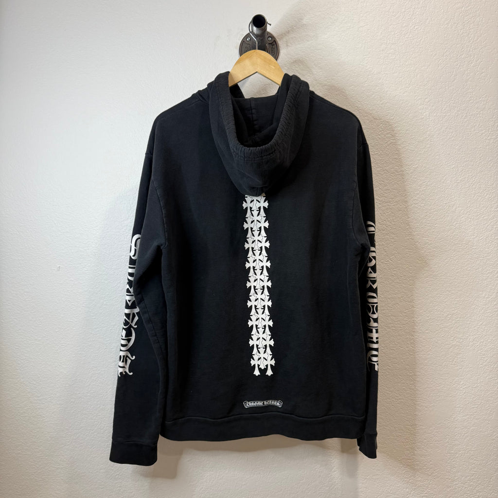 Chrome Hearts Cross Spine Hoodie - Size L