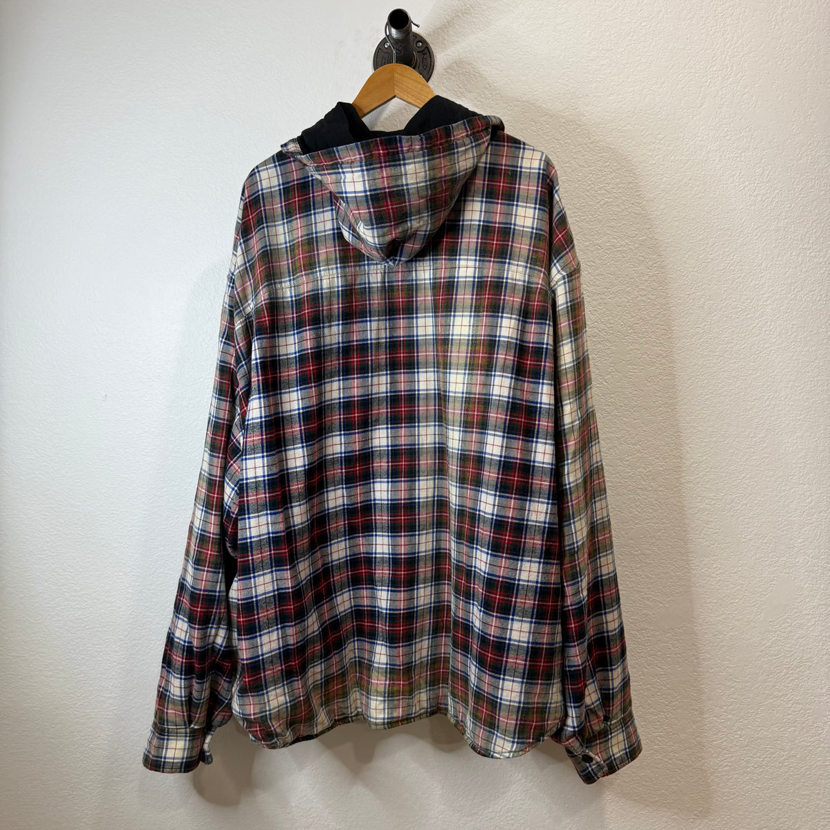 Balenciaga Gradient Plaid Flannel Jacket - Size L