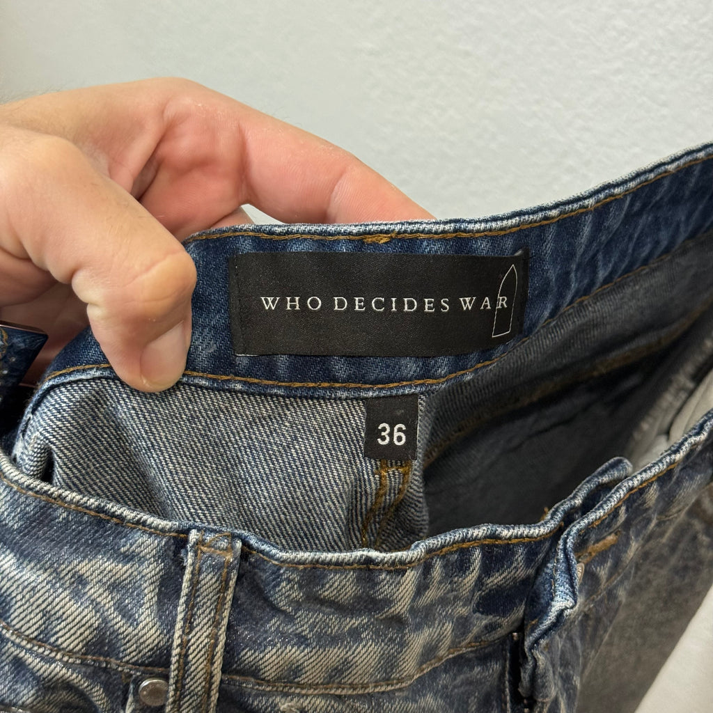 Who Decides War Wax Denim Jeans - Size 36