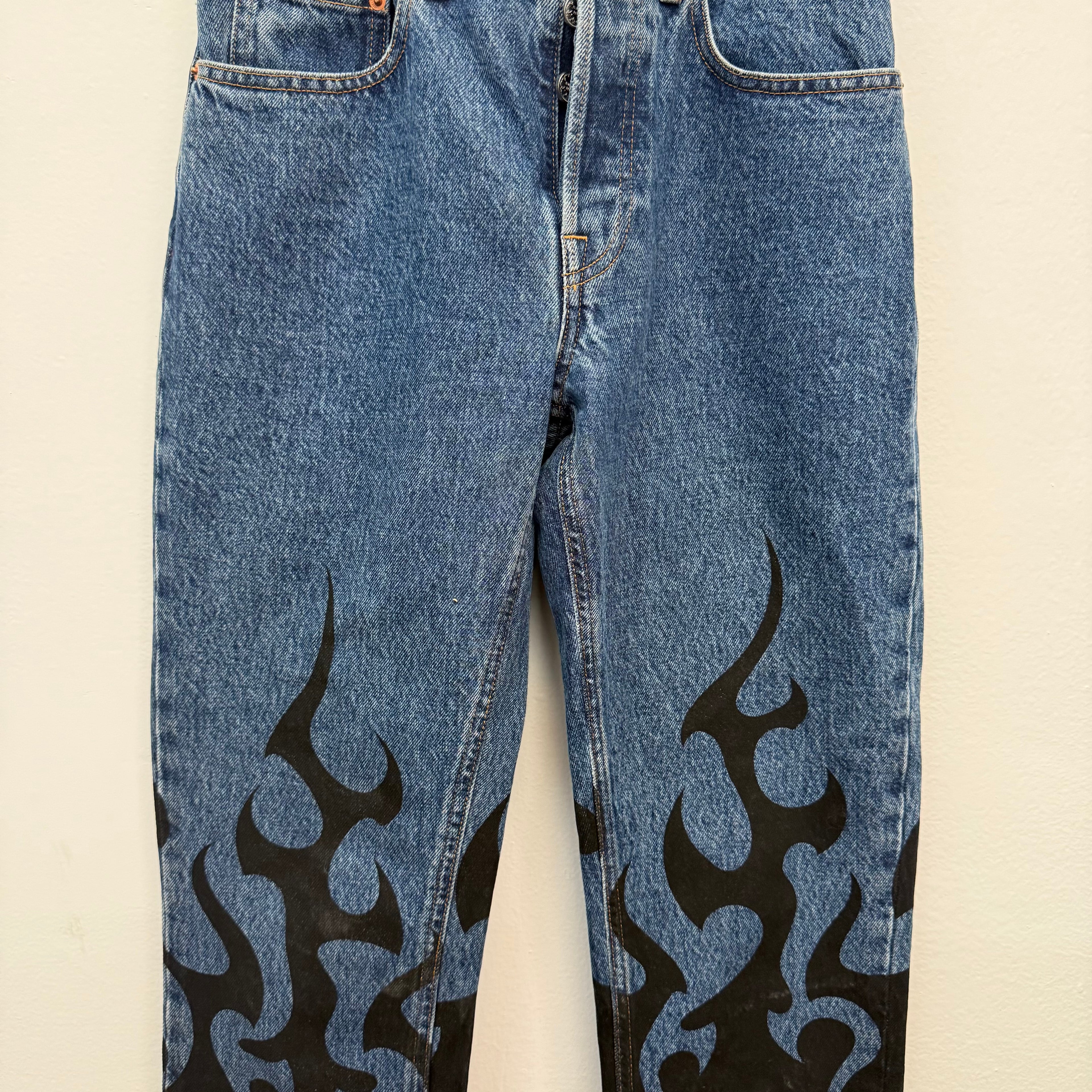 Vetements Flame Straight Leg Denim - Size 30
