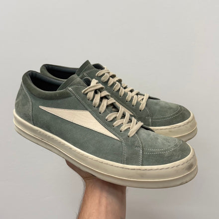 Rick Owens Mainline Vintage Vans Blue Milk Sneakers - Size 44 (US 11)