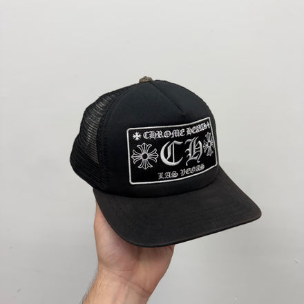 Chrome Hearts Las Vegas Black Trucker Hat