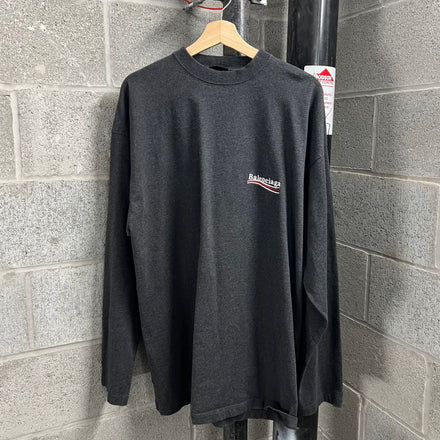 Balenciaga Campaign Logo Longsleeve - Fits Size L