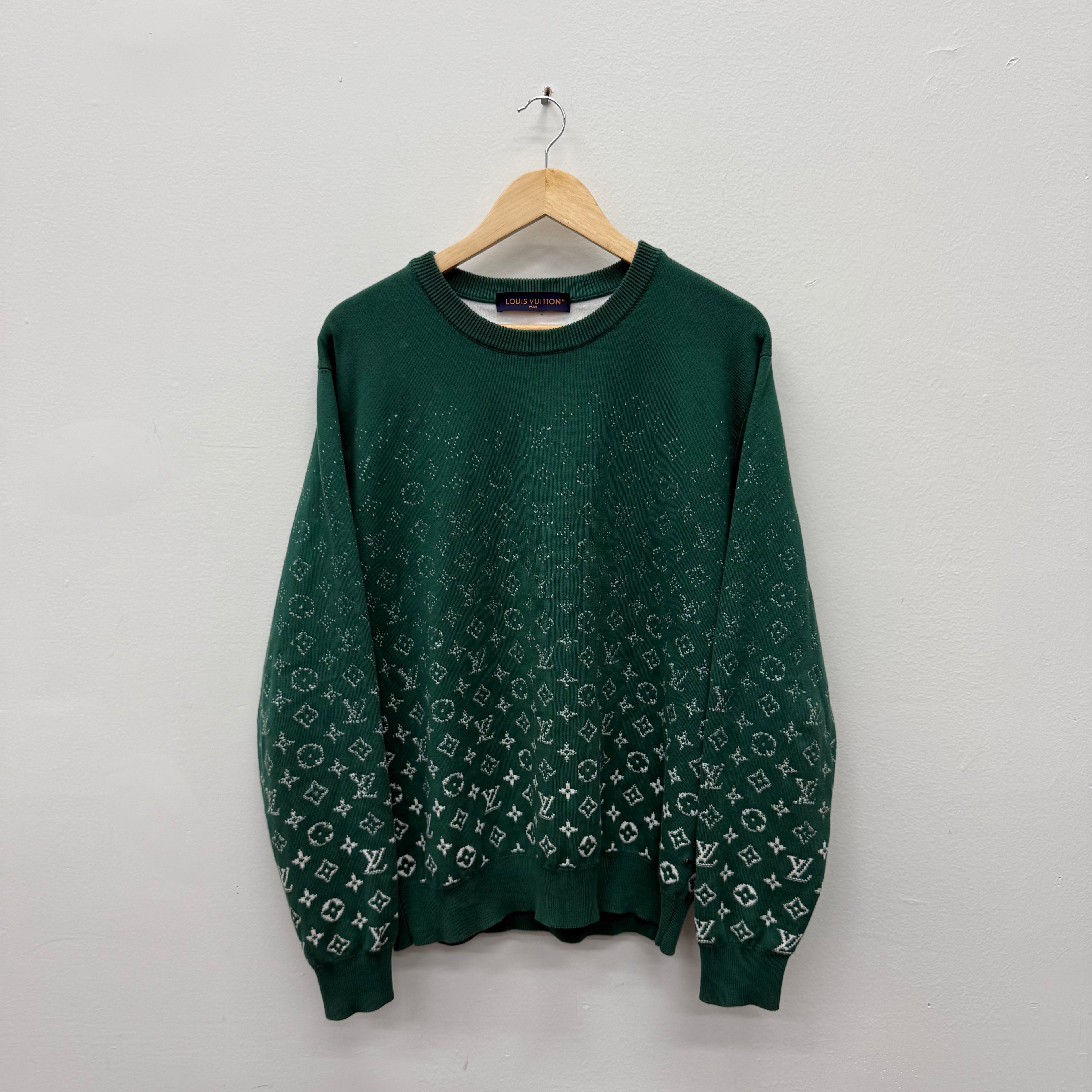 Louis Vuitton Monogram Crewneck Green - Size M