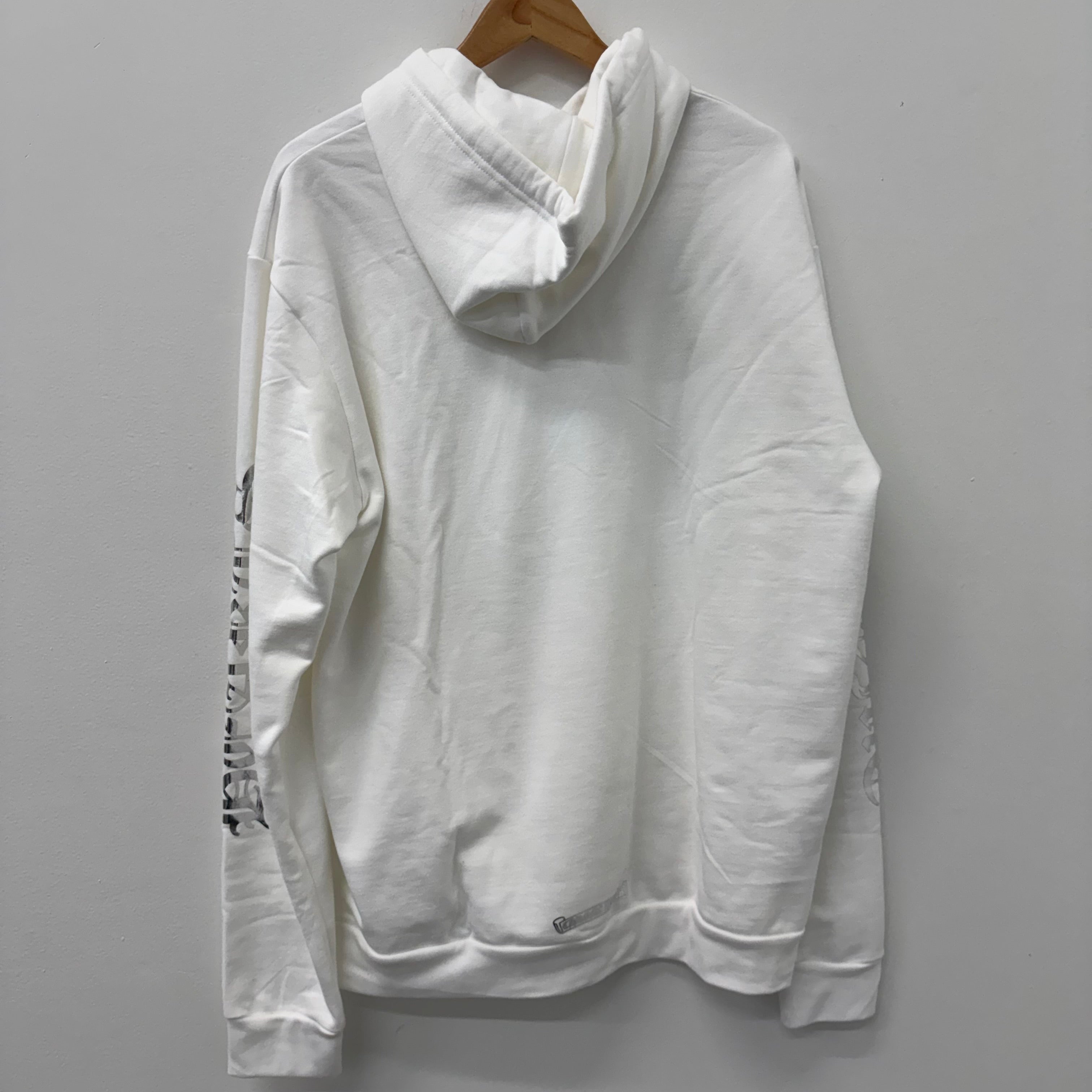 Chrome Hearts White Metallic Foil Hoodie